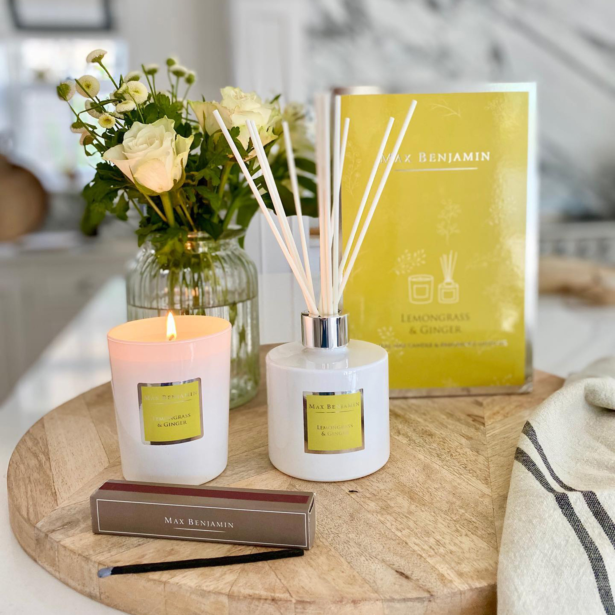 Max Benjamin Car Fragrance Gift Set French Linen Water Kilkenny